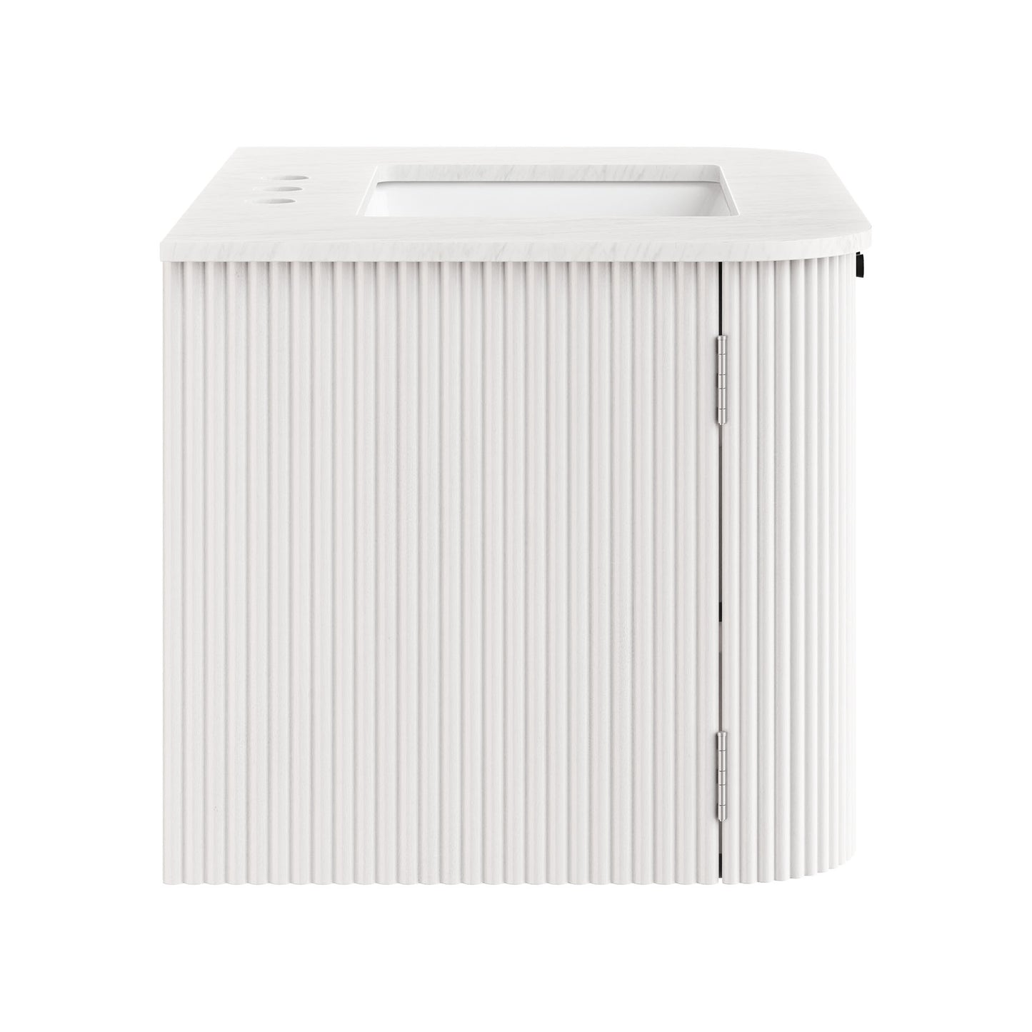 Zia 30" Wall-Mount Bathroom Vanity with Marble Sink by Modway | Bathroom Accessories | Modishstore - 3