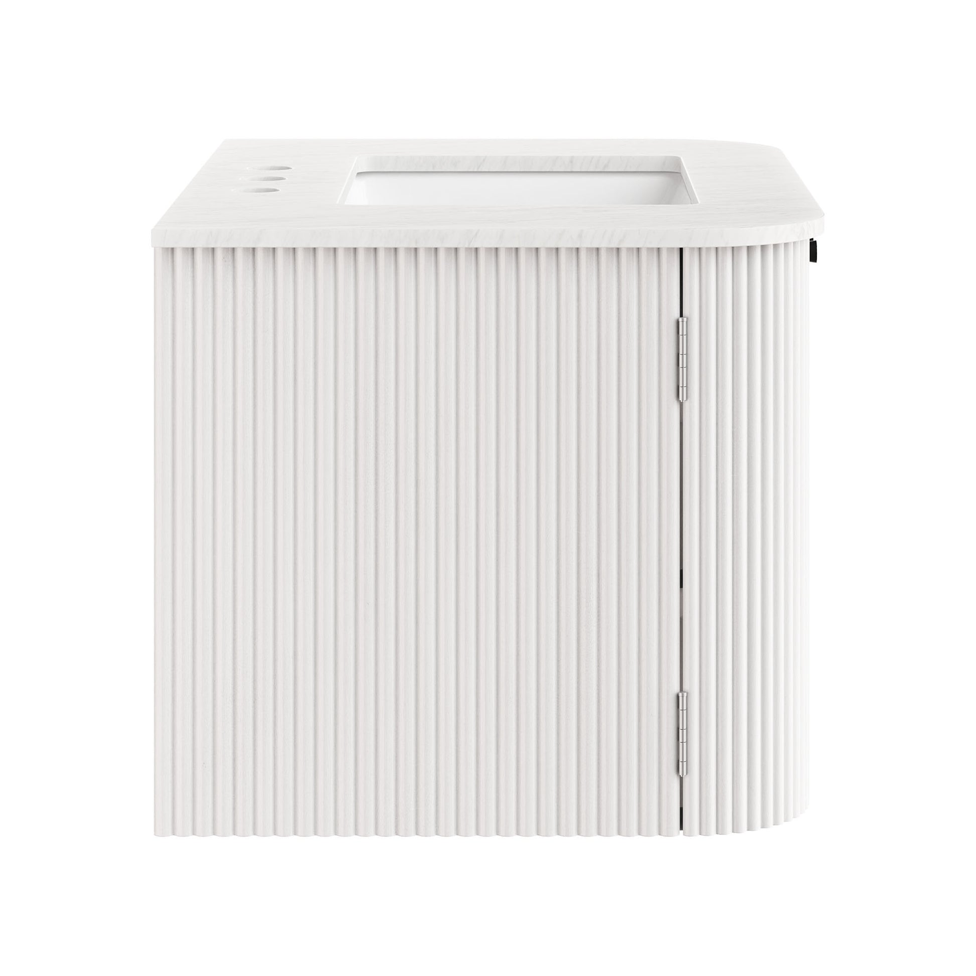 Zia 30" Wall-Mount Bathroom Vanity with Marble Sink by Modway | Bathroom Accessories | Modishstore - 3