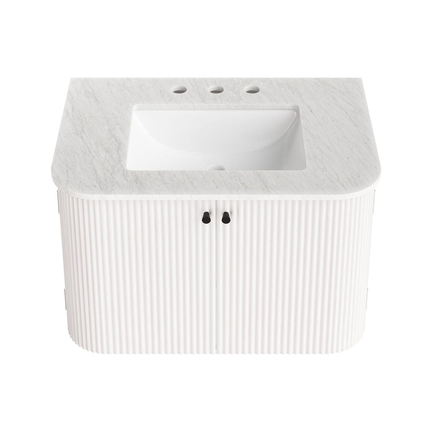 Zia 30" Wall-Mount Bathroom Vanity with Marble Sink by Modway | Bathroom Accessories | Modishstore - 6