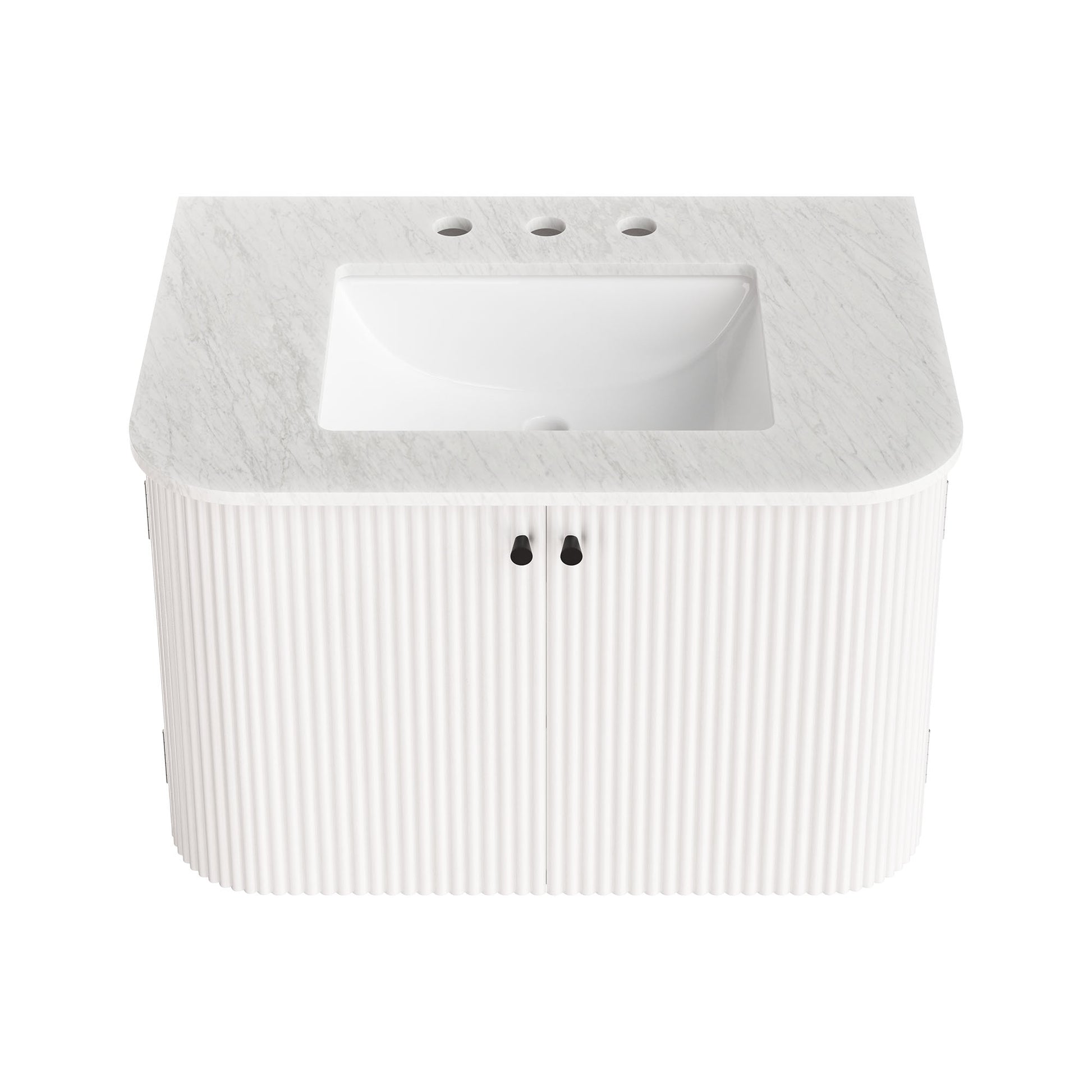 Zia 30" Wall-Mount Bathroom Vanity with Marble Sink by Modway | Bathroom Accessories | Modishstore - 6