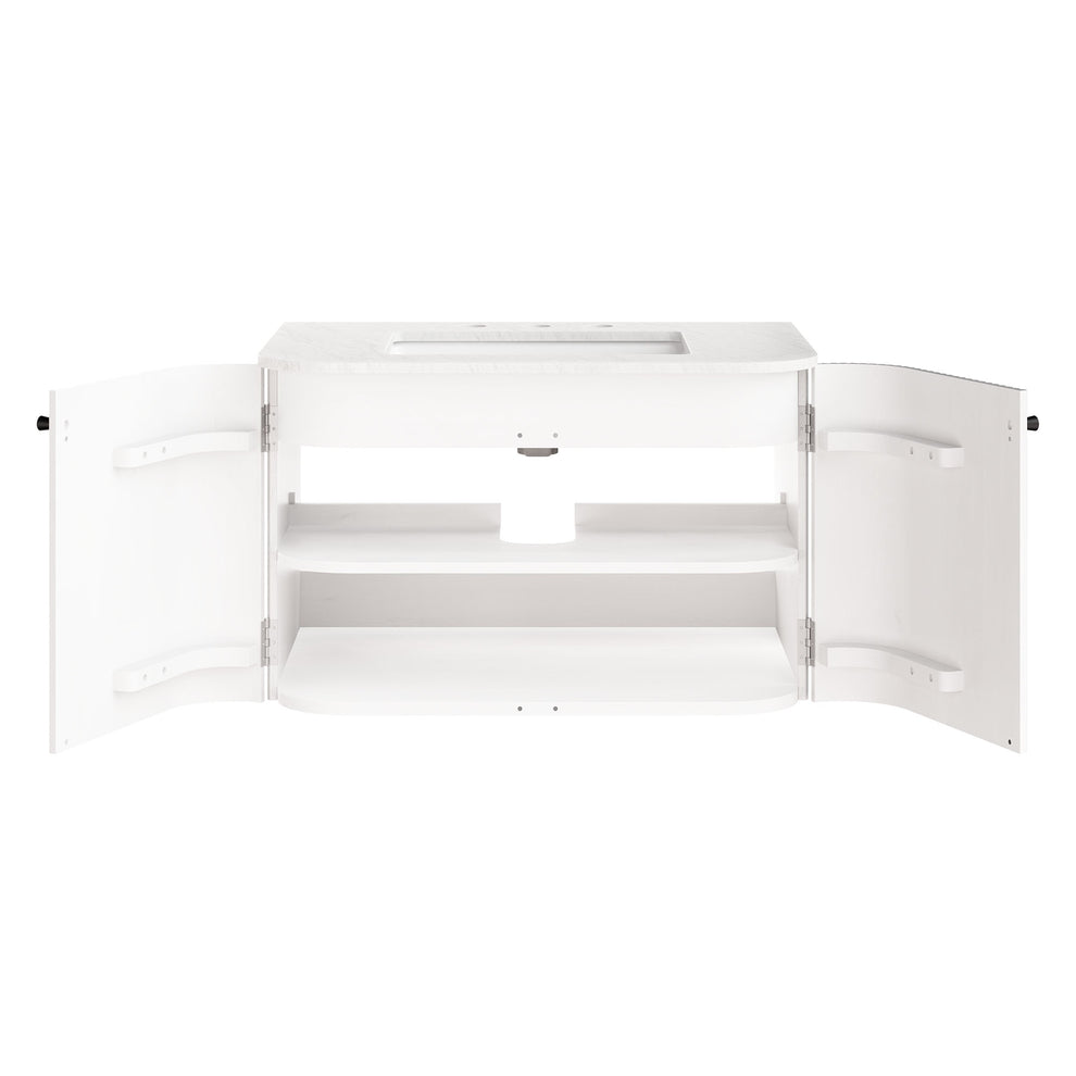 Zia 30" Wall-Mount Bathroom Vanity with Marble Sink by Modway | Bathroom Accessories | Modishstore - 7