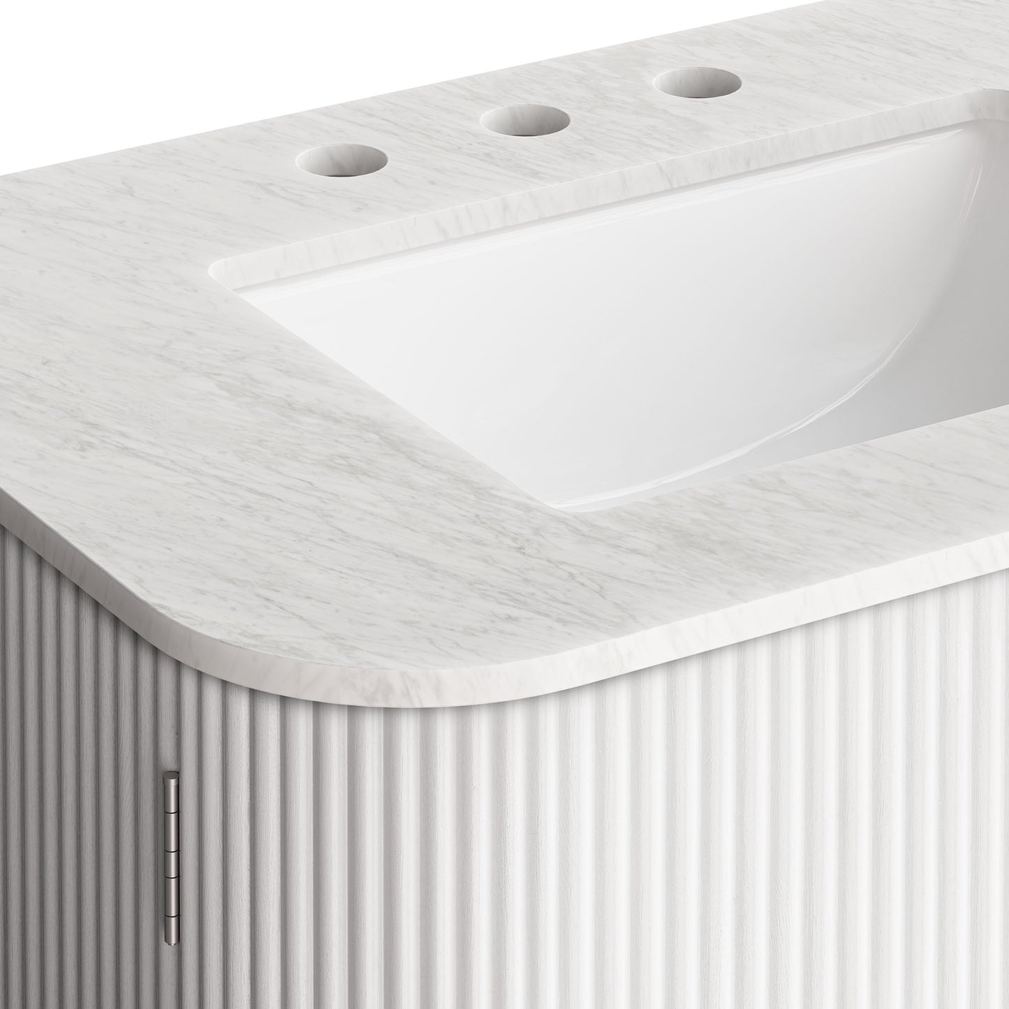 Zia 30" Wall-Mount Bathroom Vanity with Marble Sink by Modway | Bathroom Accessories | Modishstore - 8