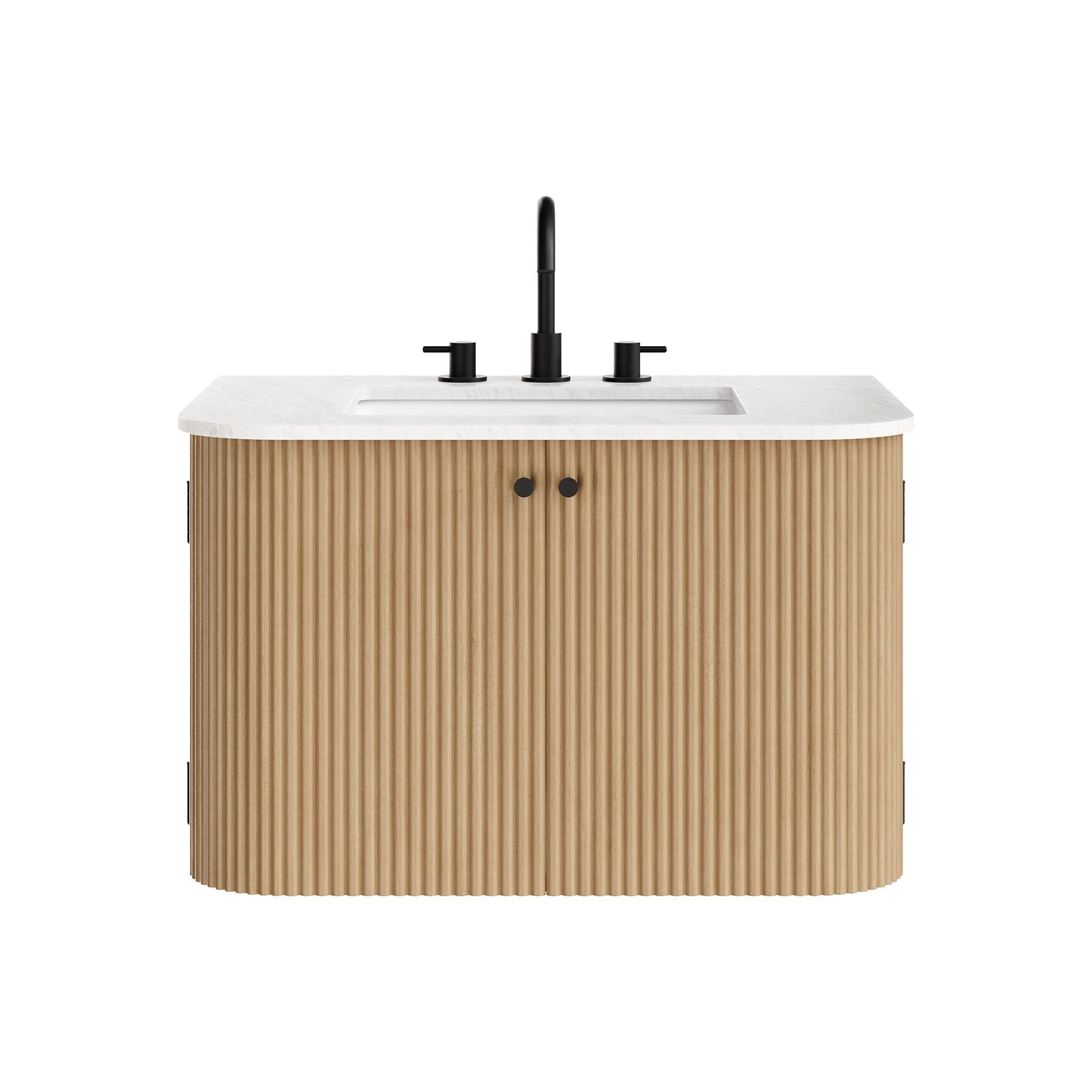 Zia 30" Wall-Mount Bathroom Vanity with Marble Sink by Modway | Bathroom Accessories | Modishstore - 15