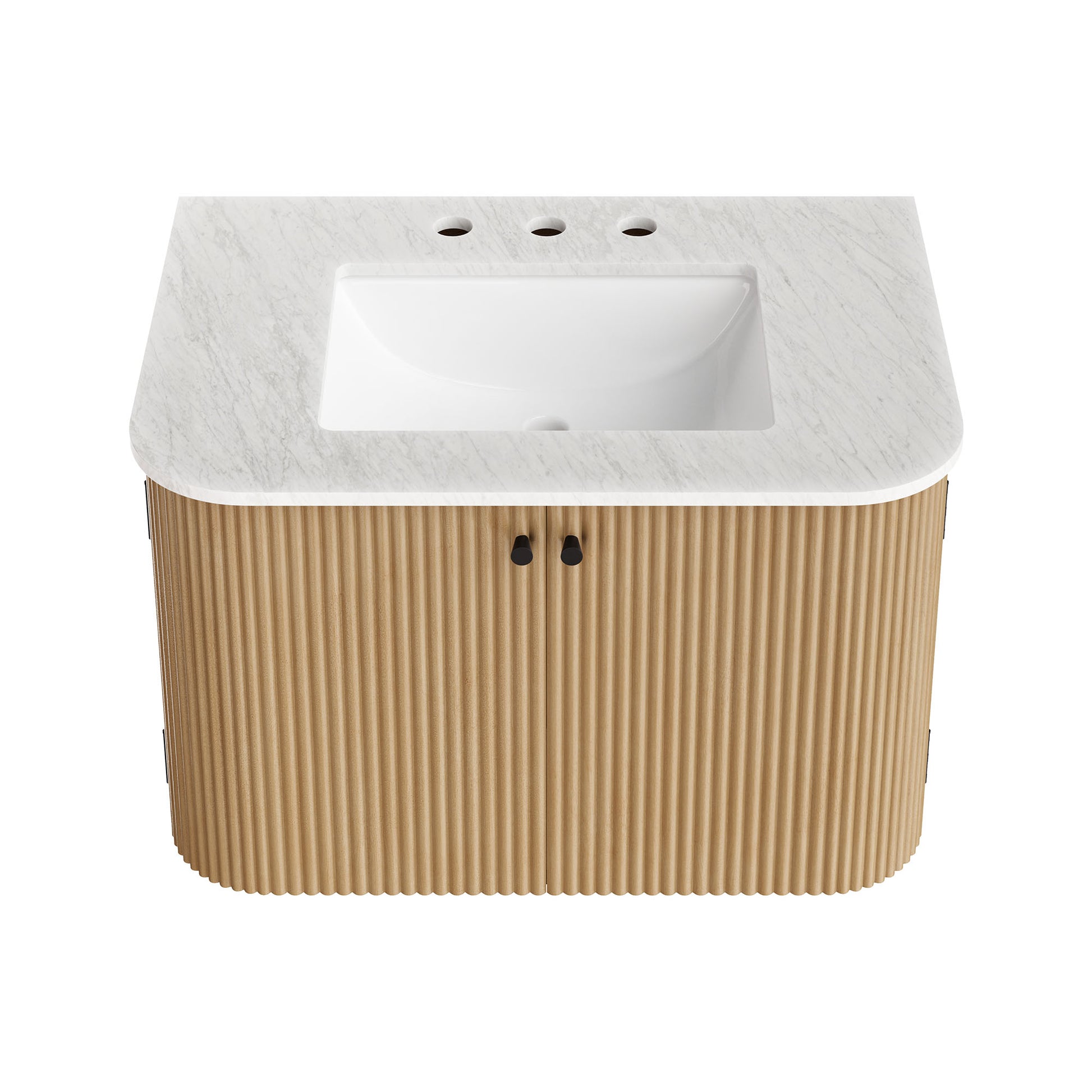 Zia 30" Wall-Mount Bathroom Vanity with Marble Sink by Modway | Bathroom Accessories | Modishstore - 16