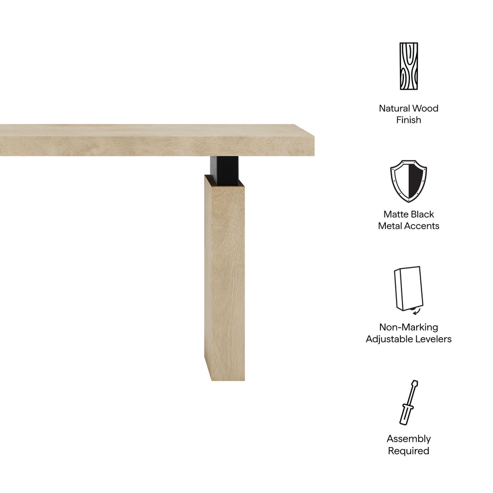 Piston 52" Rectangular Wood Console Table by Modway | Console Tablees | Modishstore - 8