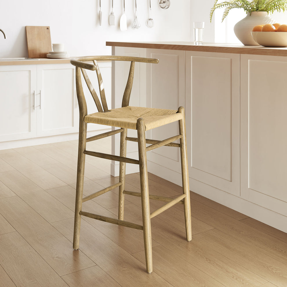Amish Wood Bar Stool by Modway | Bar Stools | Modishstore - 1