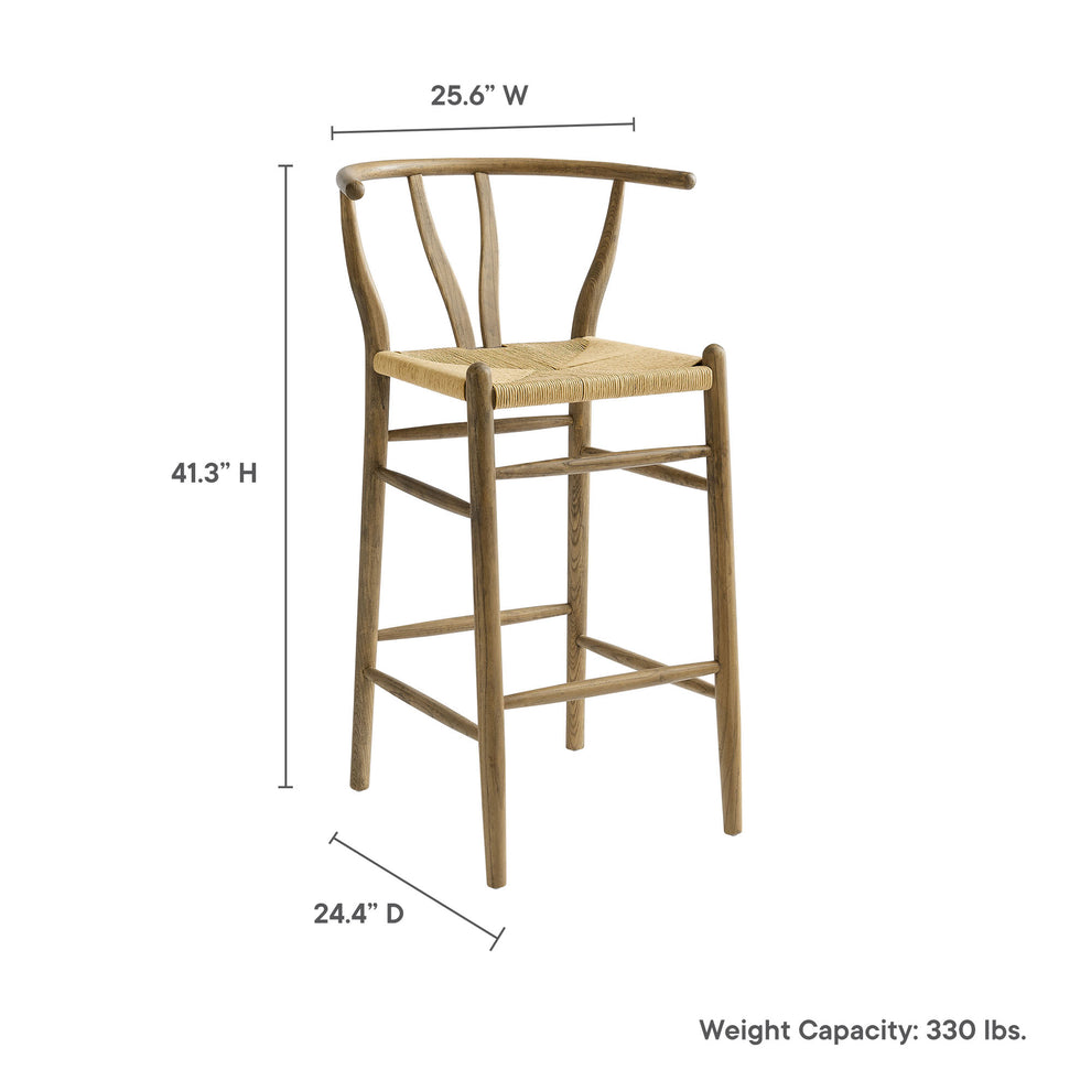Amish Wood Bar Stool by Modway | Bar Stools | Modishstore - 10