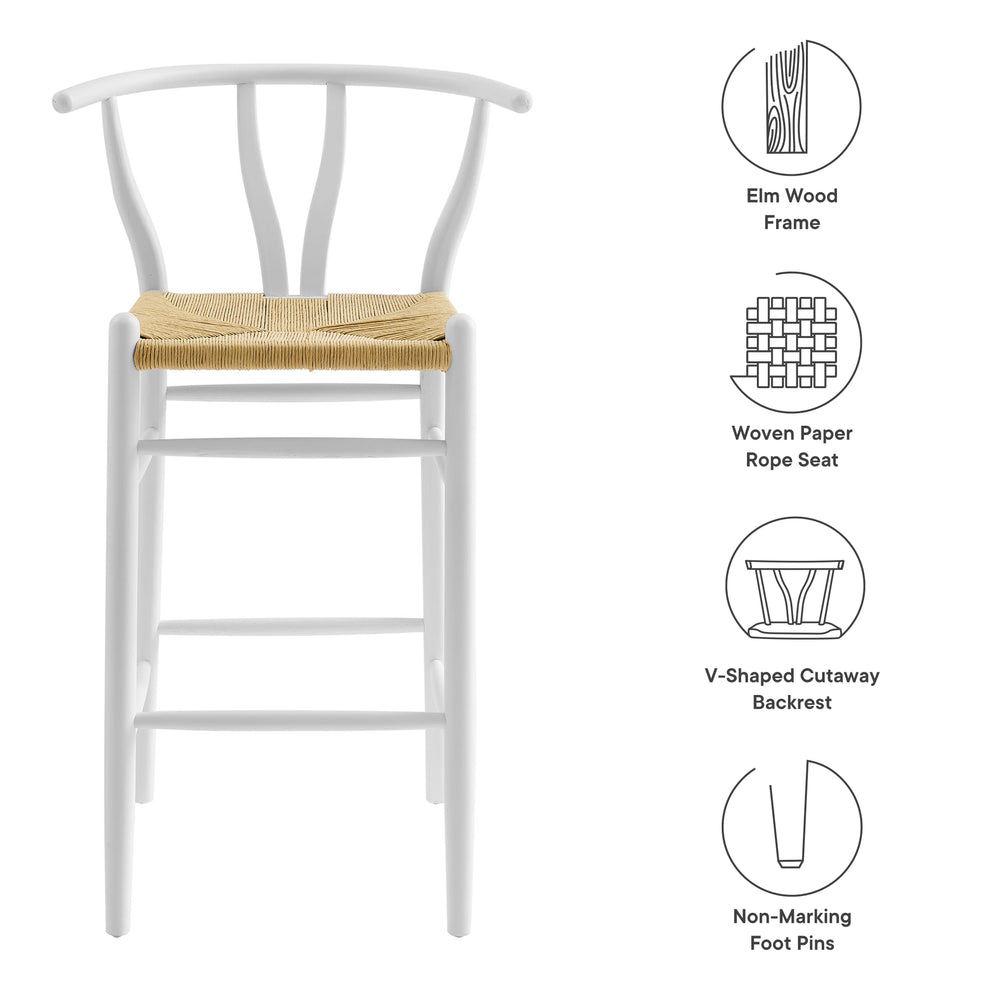 Amish Wood Bar Stool by Modway | Bar Stools | Modishstore - 19