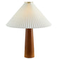 Jessica Wooden Base Table Lamp With Pleated Fabric Shade by Modway | Table Lamps | Modishstore - 3