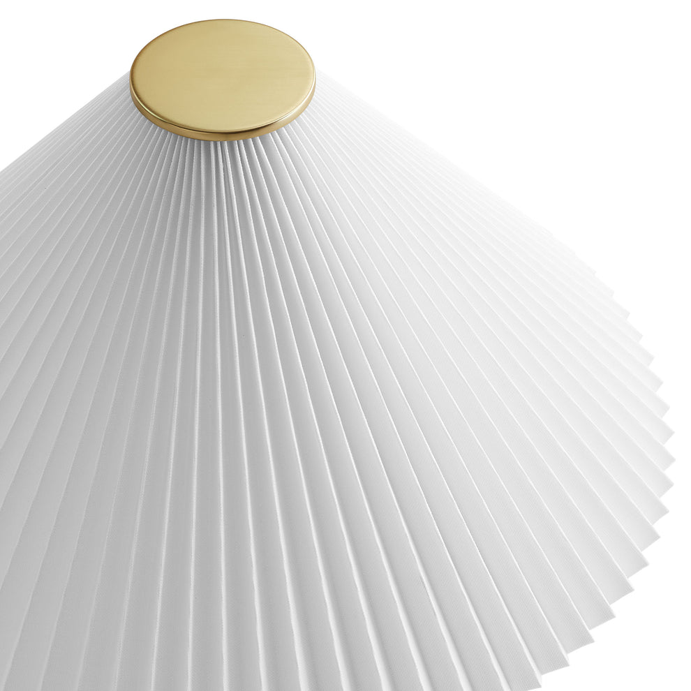 Jessica Wooden Base Table Lamp With Pleated Fabric Shade by Modway | Table Lamps | Modishstore - 5