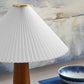 Jessica Wooden Base Table Lamp With Pleated Fabric Shade by Modway | Table Lamps | Modishstore - 9