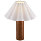 Flora Wood Table Lamp With Pleated Petal Shade by Modway | Table Lamps | Modishstore - 3