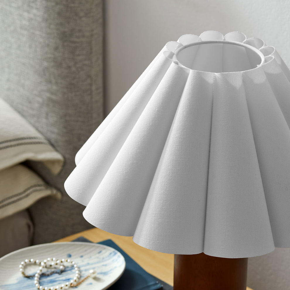 Flora Wood Table Lamp With Pleated Petal Shade by Modway | Table Lamps | Modishstore - 9