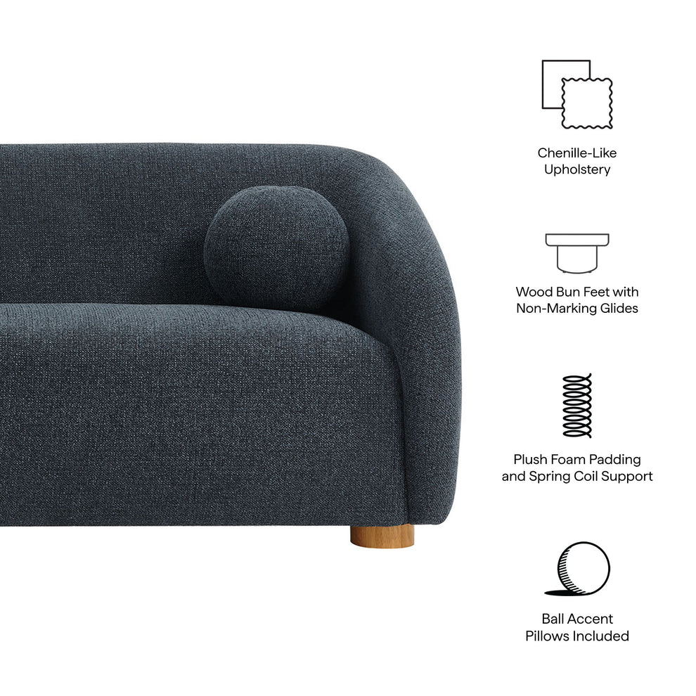 Holland 85" Chenille Fabric Sofa by Modway | Sofas | Modishstore - 18