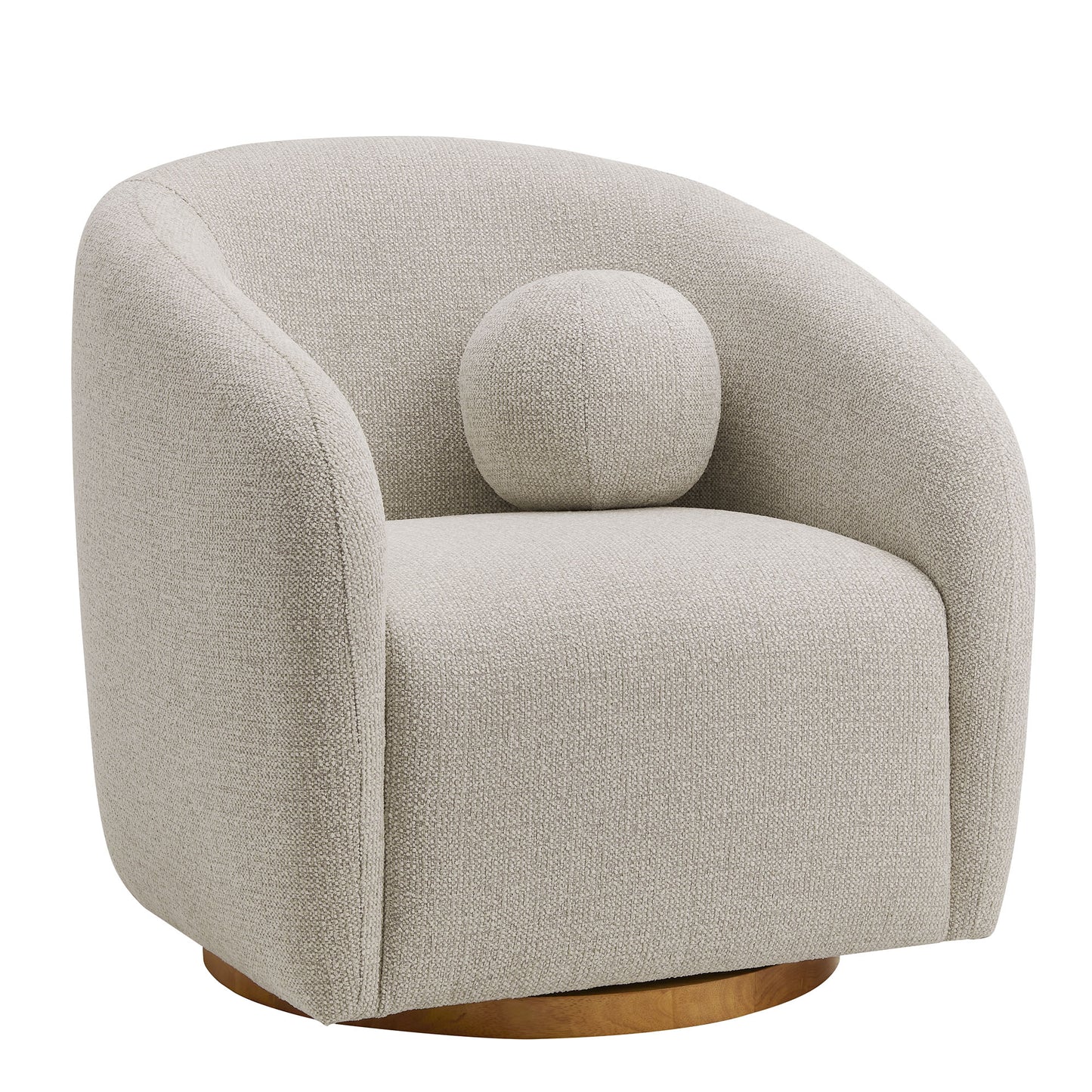Holland Swivel Chenille Fabric Armchair by Modway | Armchairs | Modishstore - 2