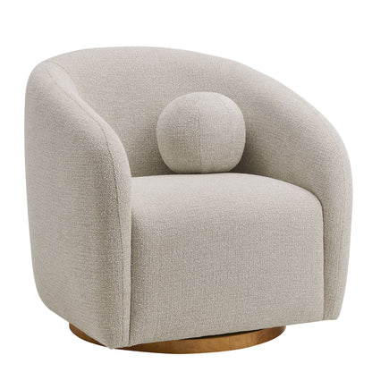 Holland Swivel Chenille Fabric Armchair by Modway | Armchairs | Modishstore - 2