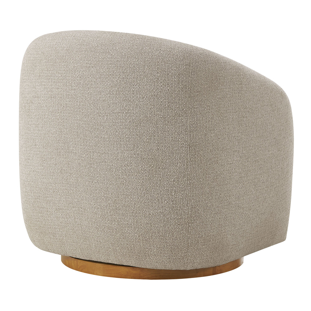 Holland Swivel Chenille Fabric Armchair by Modway | Armchairs | Modishstore - 4