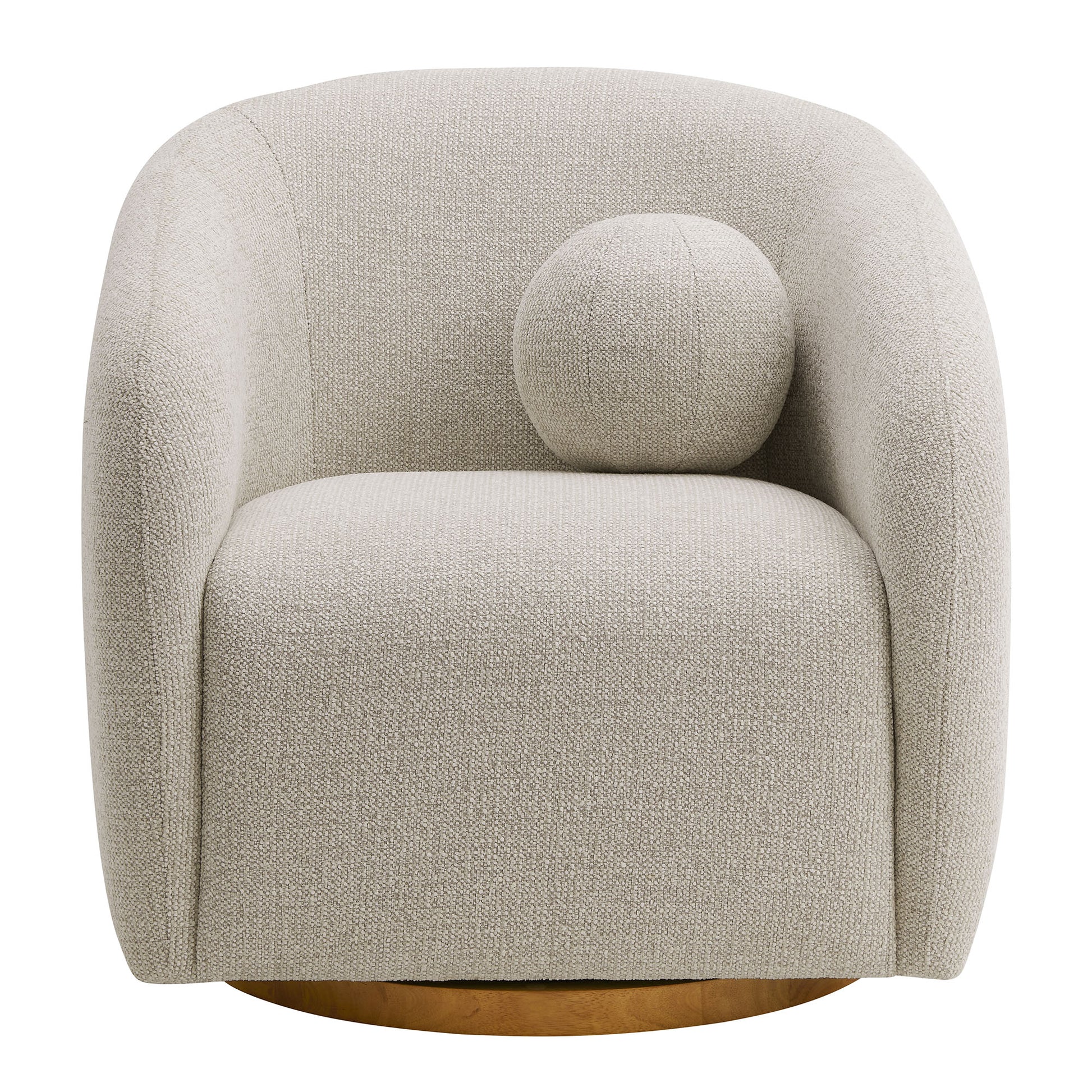 Holland Swivel Chenille Fabric Armchair by Modway | Armchairs | Modishstore - 5