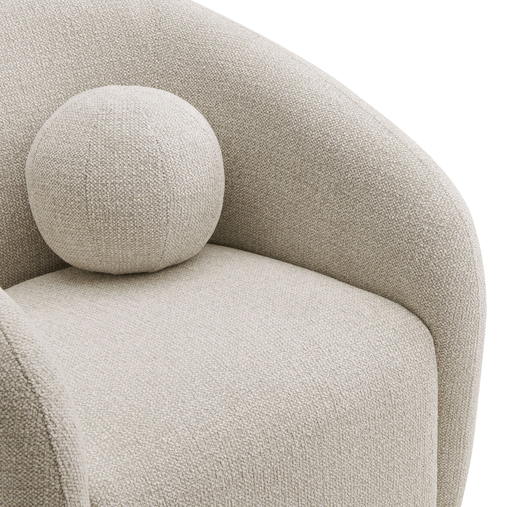 Holland Swivel Chenille Fabric Armchair by Modway | Armchairs | Modishstore - 6