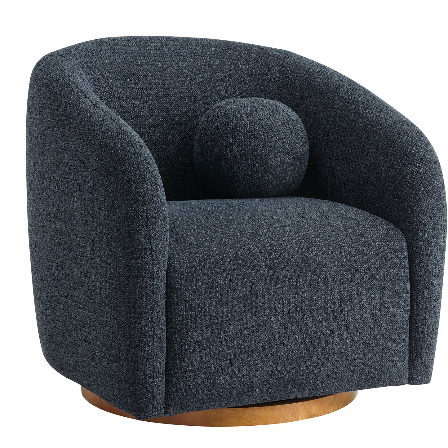 Holland Swivel Chenille Fabric Armchair by Modway | Armchairs | Modishstore - 11