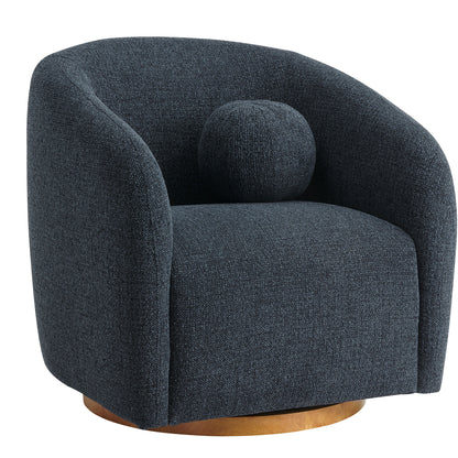 Holland Swivel Chenille Fabric Armchair by Modway | Armchairs | Modishstore - 11