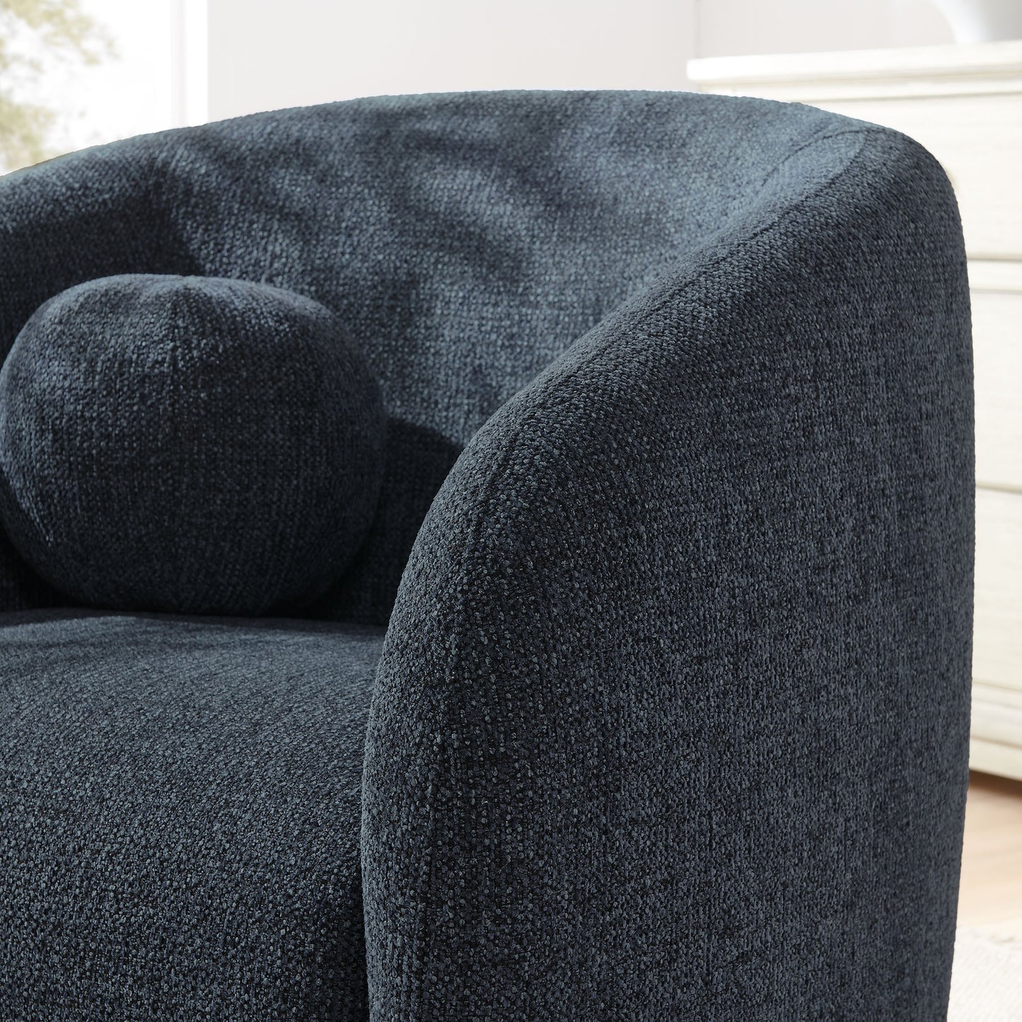 Holland Swivel Chenille Fabric Armchair by Modway | Armchairs | Modishstore - 16