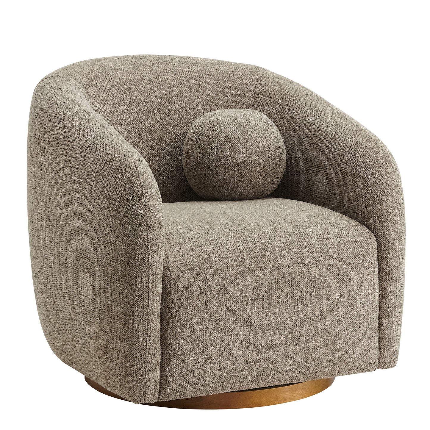 Holland Swivel Chenille Fabric Armchair by Modway | Armchairs | Modishstore - 21