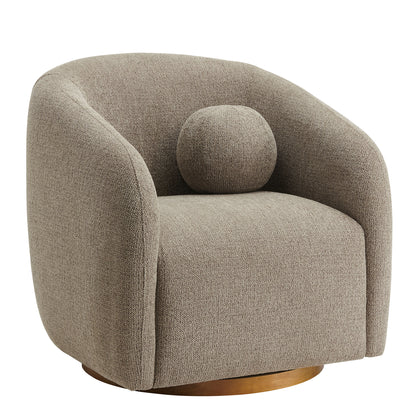 Holland Swivel Chenille Fabric Armchair by Modway | Armchairs | Modishstore - 21