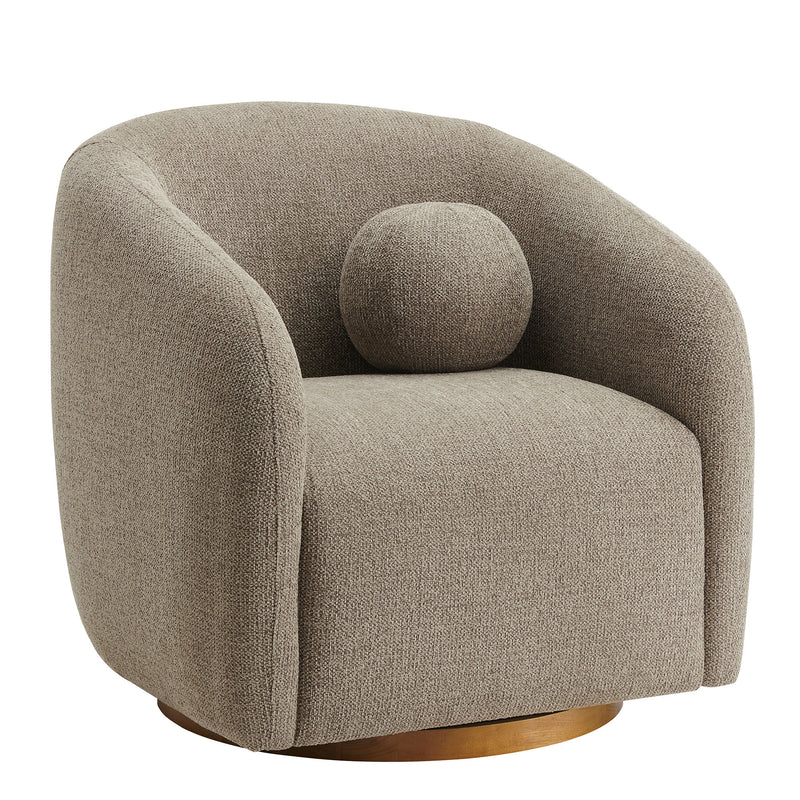 Holland Swivel Chenille Fabric Armchair by Modway | Armchairs | Modishstore - 21