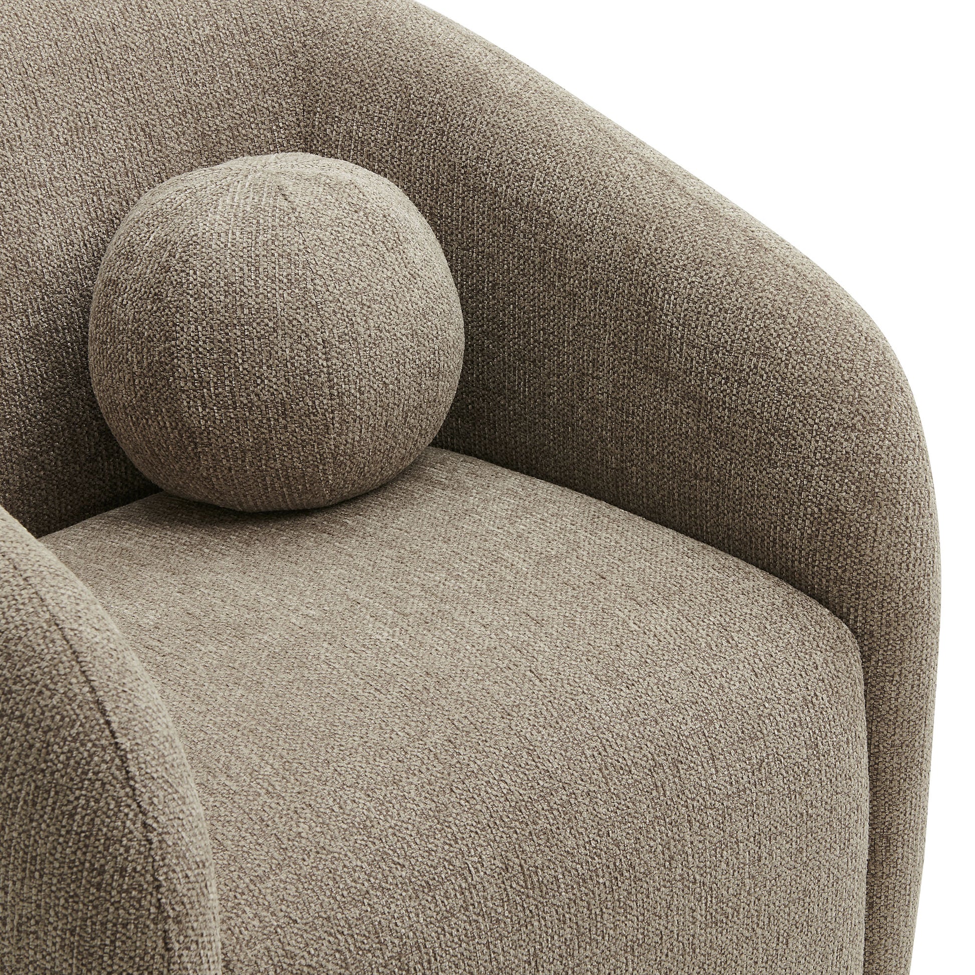 Holland Swivel Chenille Fabric Armchair by Modway | Armchairs | Modishstore - 25