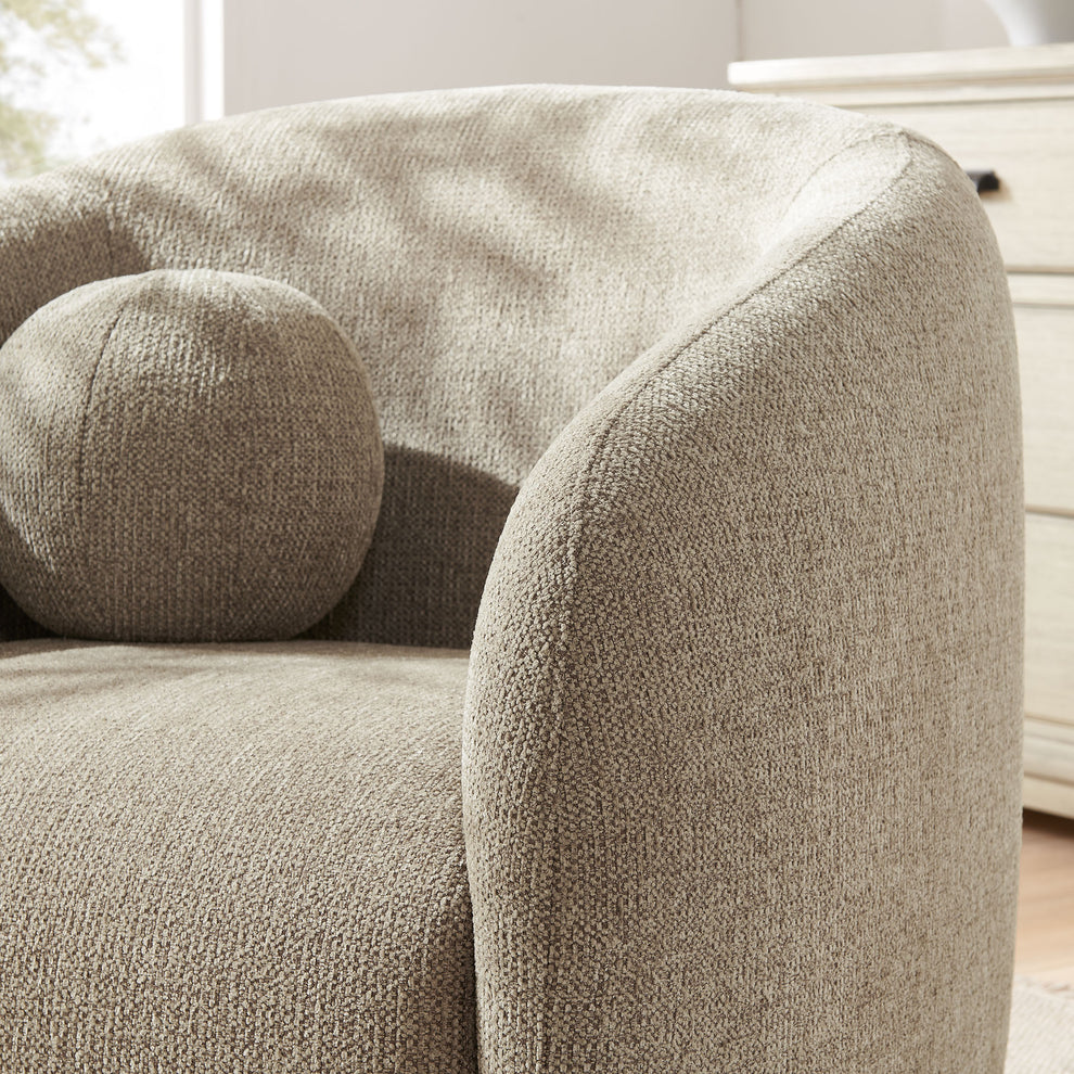 Holland Swivel Chenille Fabric Armchair by Modway | Armchairs | Modishstore - 26