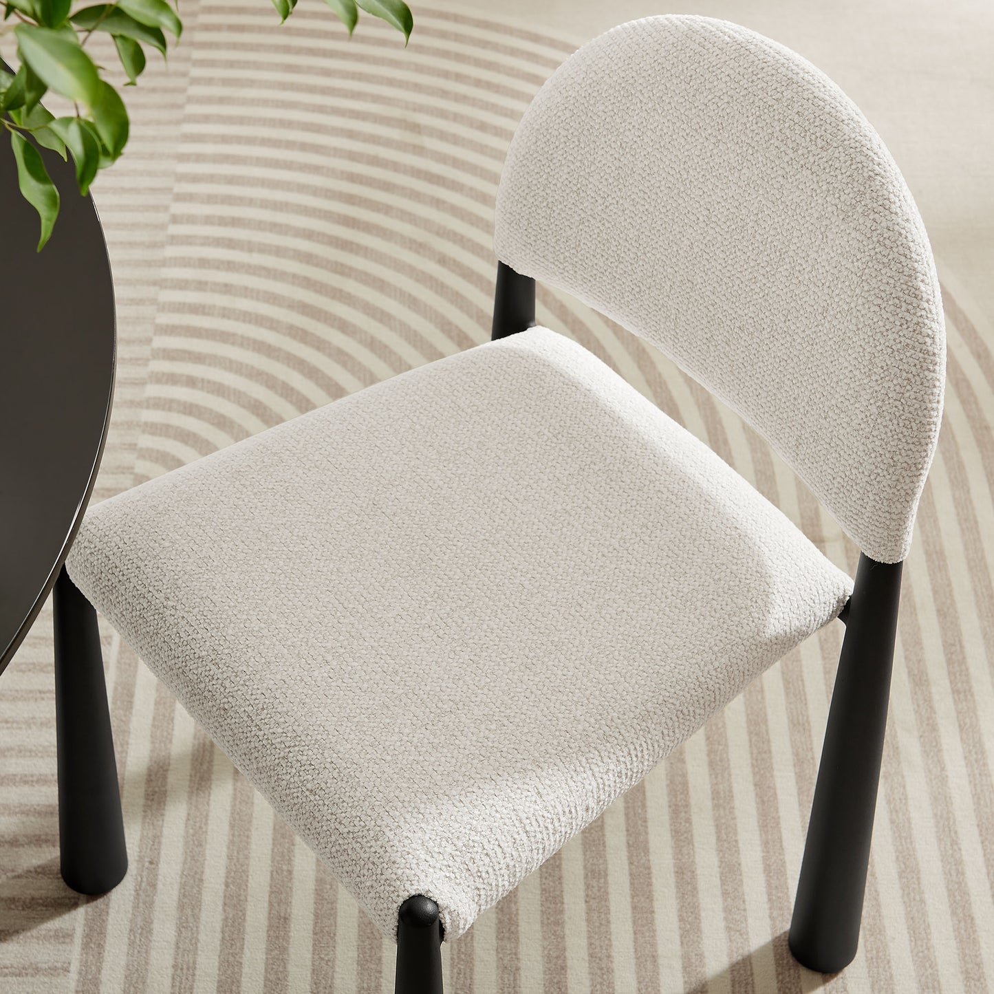 Hayley Upholstered Fabric Dining Side Chair by Modway | Side Chairs | Modishstore - 26