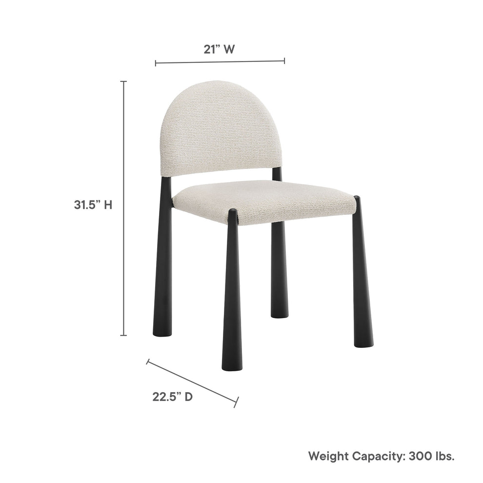 Hayley Upholstered Fabric Dining Side Chair by Modway | Side Chairs | Modishstore - 29
