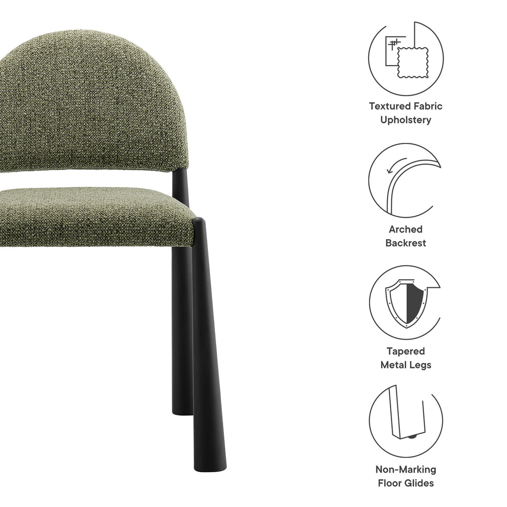 Hayley Upholstered Fabric Dining Side Chair by Modway | Side Chairs | Modishstore - 38
