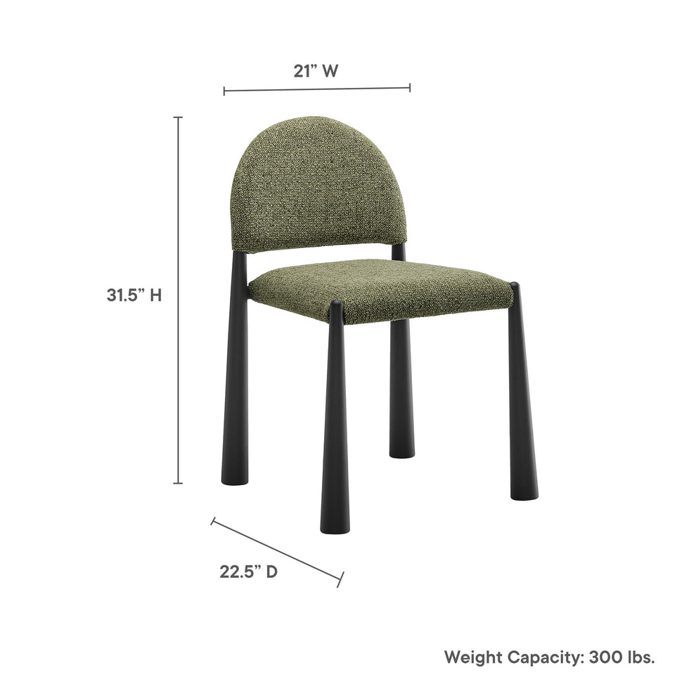 Hayley Upholstered Fabric Dining Side Chair by Modway | Side Chairs | Modishstore - 39