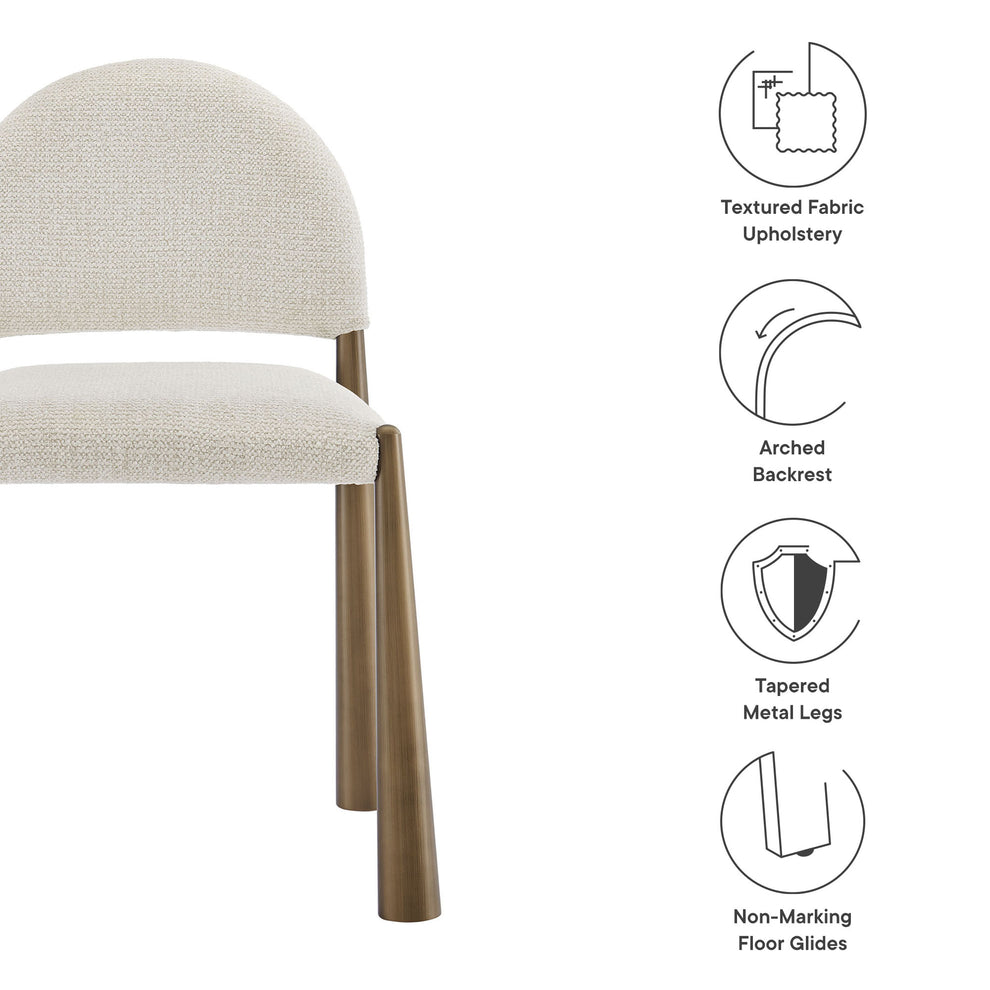 Hayley Upholstered Fabric Dining Side Chair by Modway | Side Chairs | Modishstore - 48