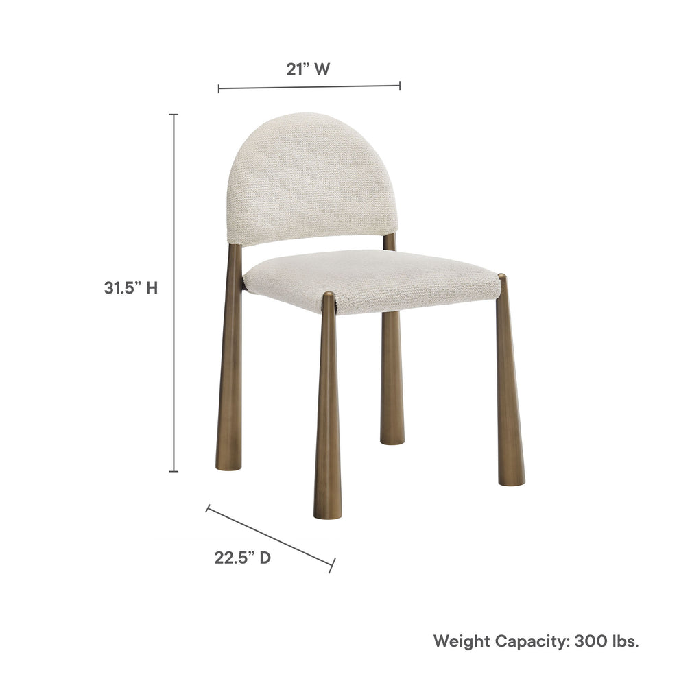 Hayley Upholstered Fabric Dining Side Chair by Modway | Side Chairs | Modishstore - 49