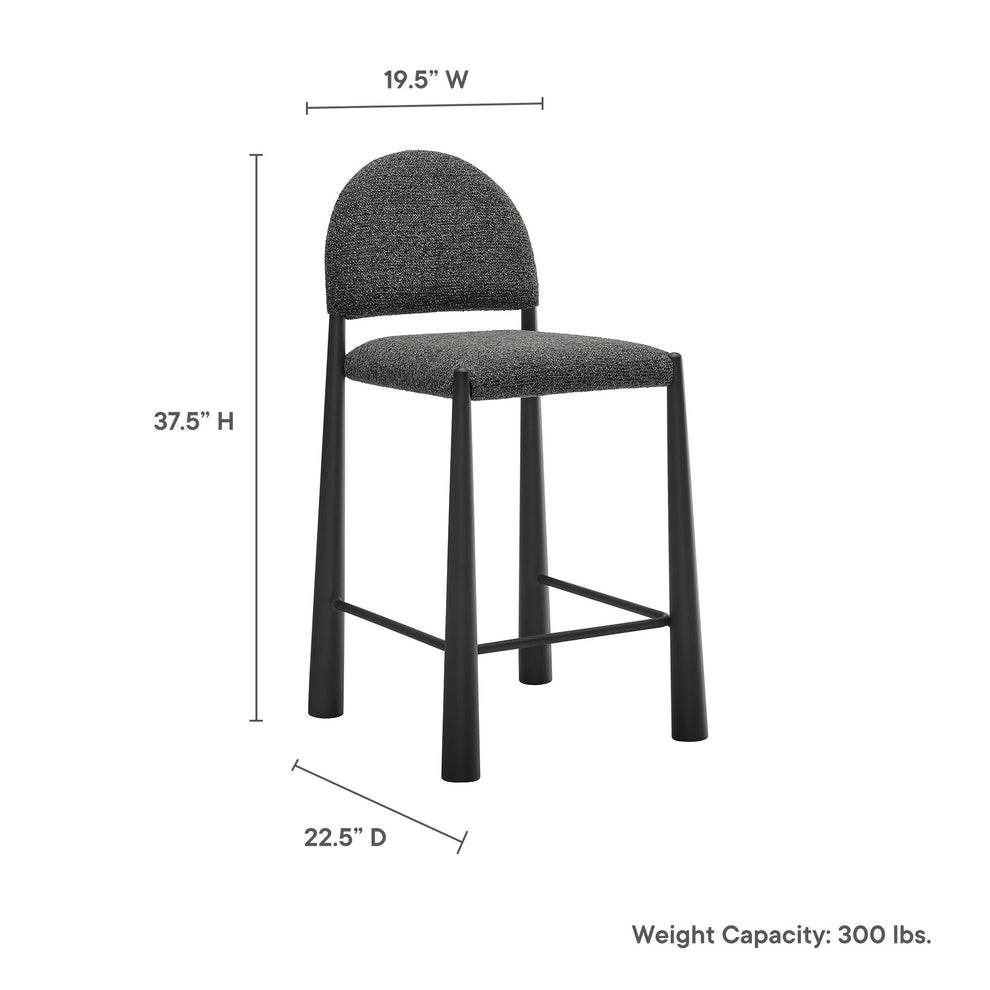 Hayley Upholstered Fabric Counter Stool by Modway | Counter Stools | Modishstore - 9