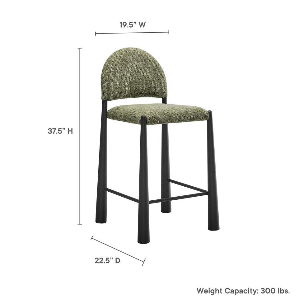 Hayley Upholstered Fabric Counter Stool by Modway | Counter Stools | Modishstore - 39