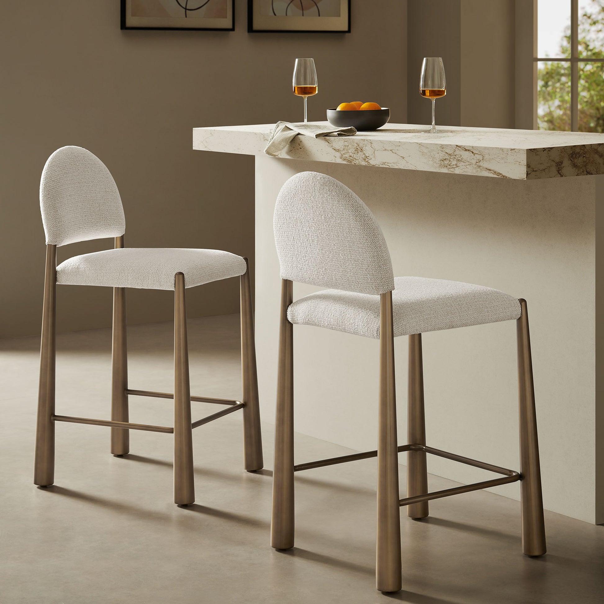 Hayley Upholstered Fabric Counter Stool by Modway | Counter Stools | Modishstore - 47