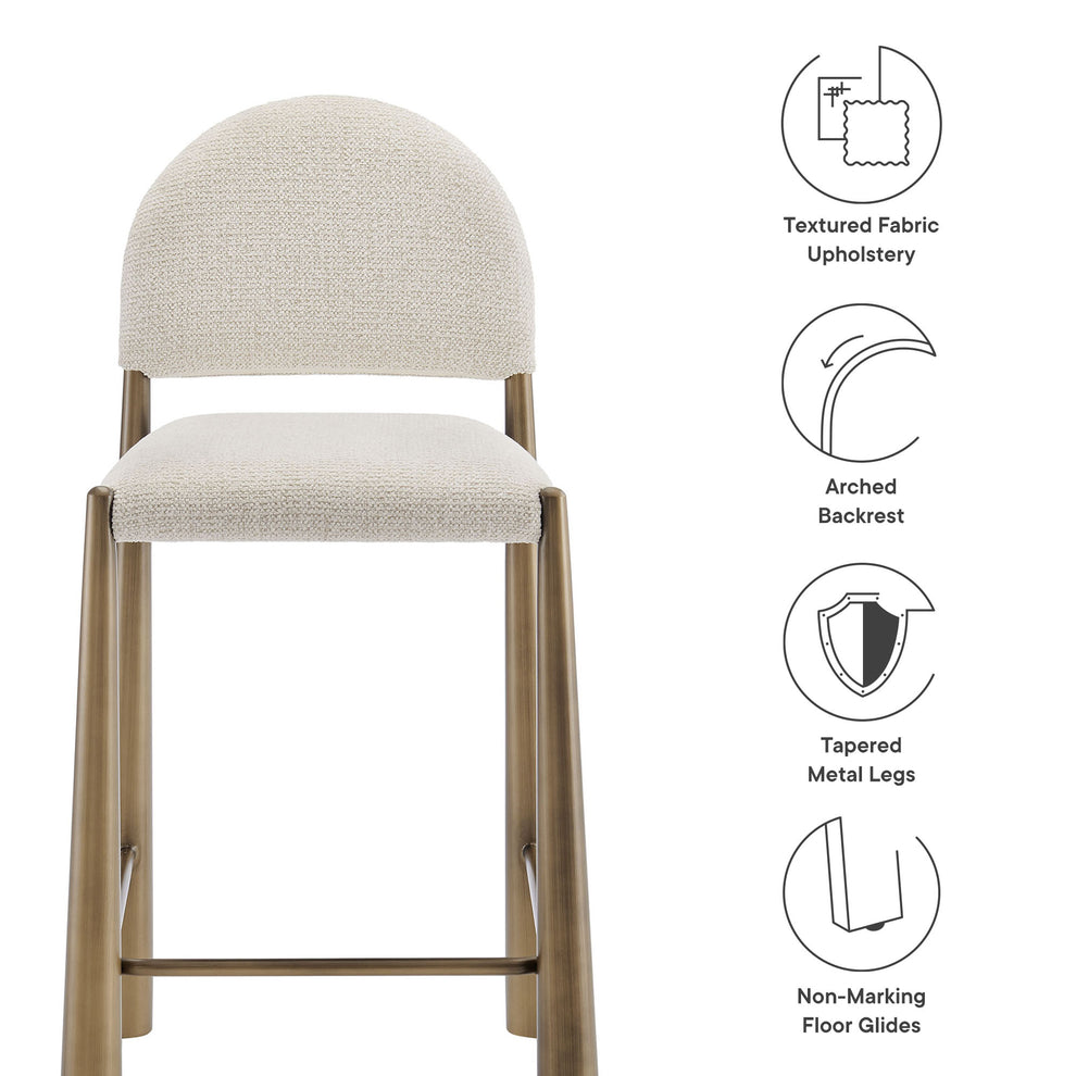 Hayley Upholstered Fabric Counter Stool by Modway | Counter Stools | Modishstore - 48