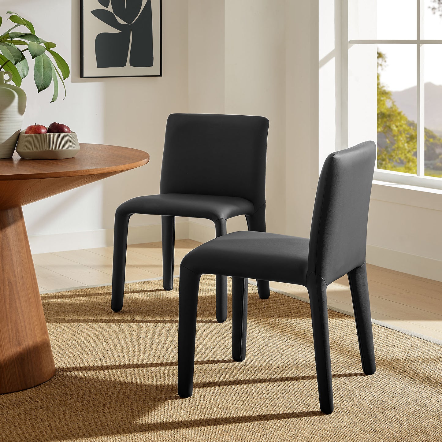 Rhodes Vegan Leather Upholstered Dining Chair by Modway | Dining Chairs | Modishstore - 1