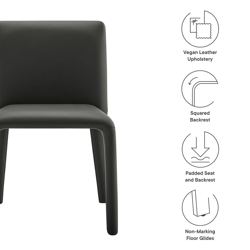 Rhodes Vegan Leather Upholstered Dining Chair by Modway | Dining Chairs | Modishstore - 8
