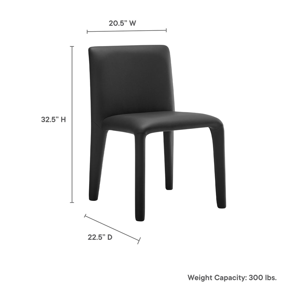 Rhodes Vegan Leather Upholstered Dining Chair by Modway | Dining Chairs | Modishstore - 9