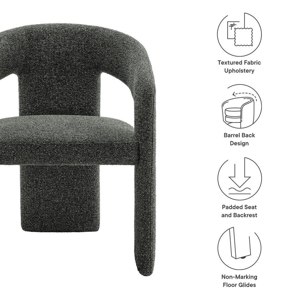 Oslo Barrel Fabric Upholstered Dining Accent Chair by Modway | Accent Chairs | Modishstore - 8