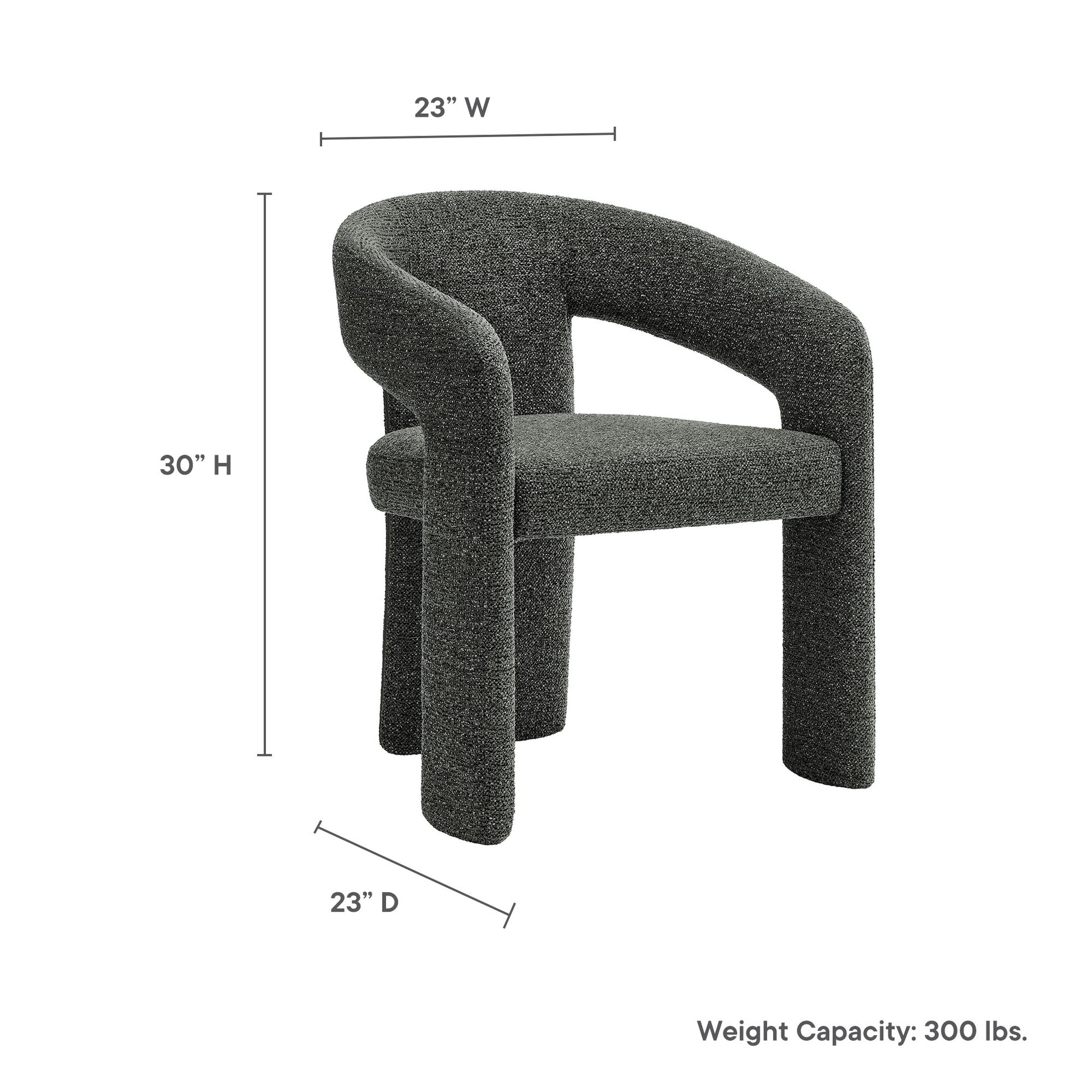 Oslo Barrel Fabric Upholstered Dining Accent Chair by Modway | Accent Chairs | Modishstore - 9