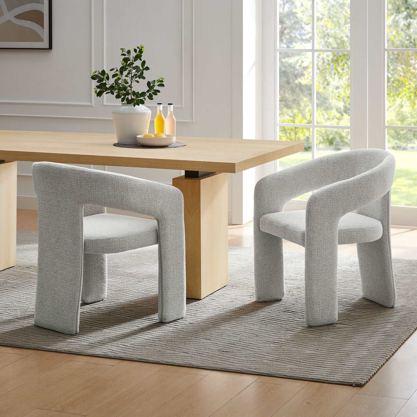 Oslo Barrel Fabric Upholstered Dining Accent Chair by Modway | Accent Chairs | Modishstore - 17