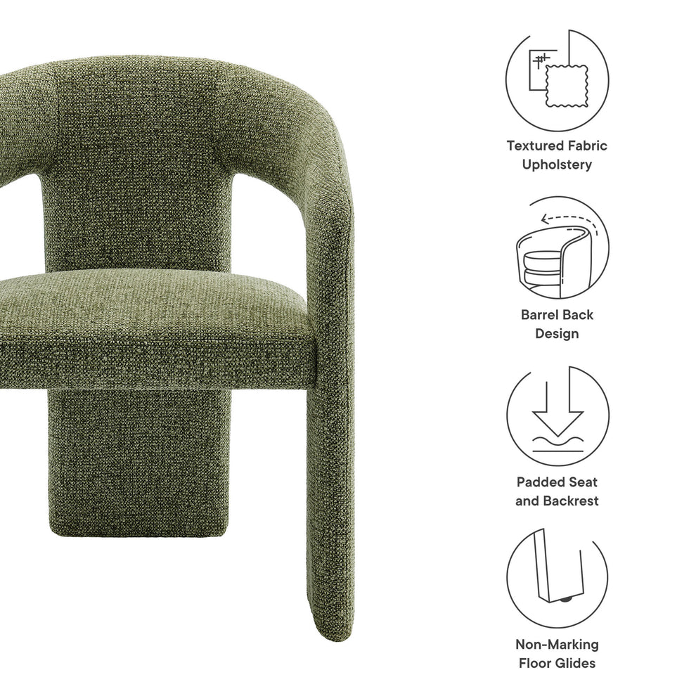 Oslo Barrel Fabric Upholstered Dining Accent Chair by Modway | Accent Chairs | Modishstore - 28