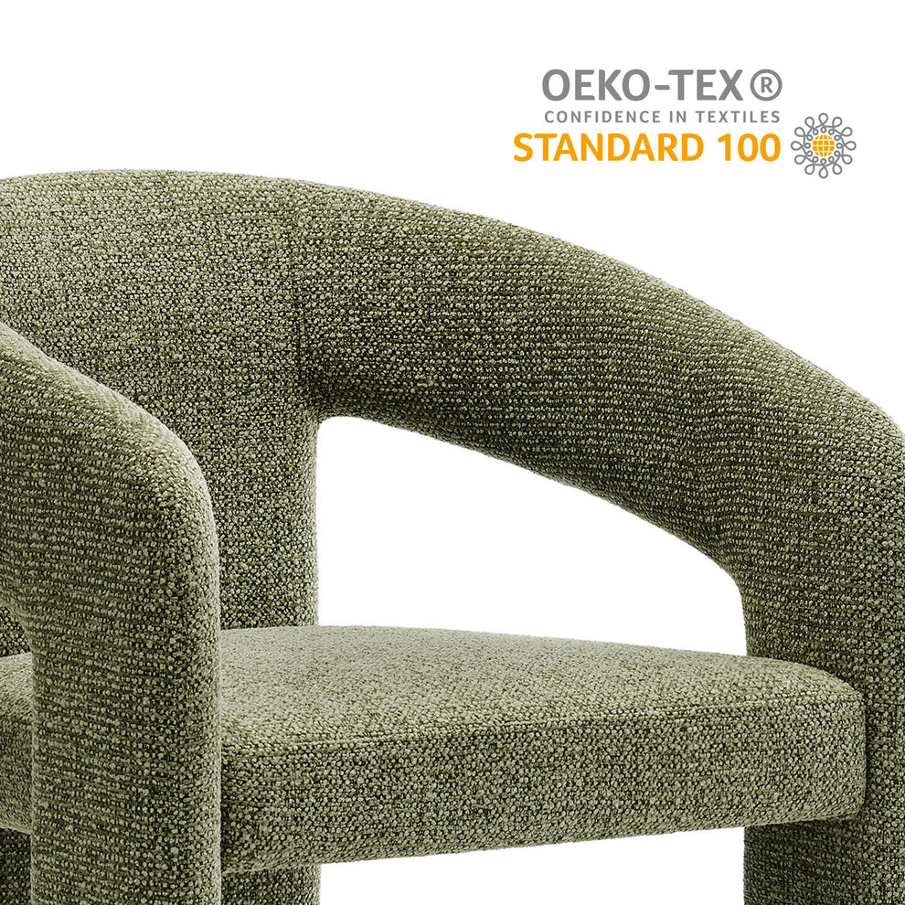 Oslo Barrel Fabric Upholstered Dining Accent Chair by Modway | Accent Chairs | Modishstore - 30