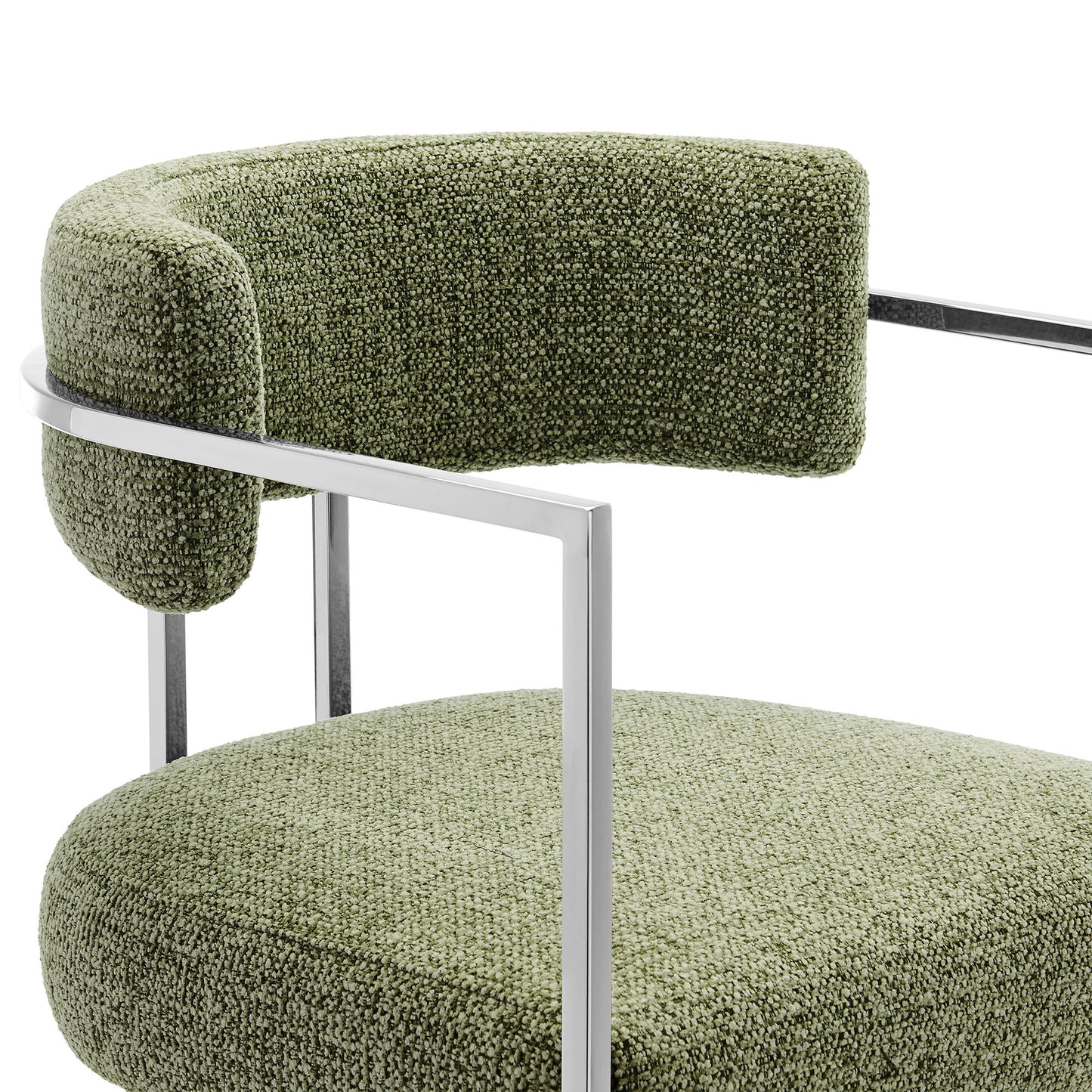 Huron Curved Back Fabric and Metal Counter Stool by Modway | Counter Stools | Modishstore - 15